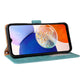 RFID Protective Flip Wallet Case Compatible with Samsung A17 A37 and A57-Green