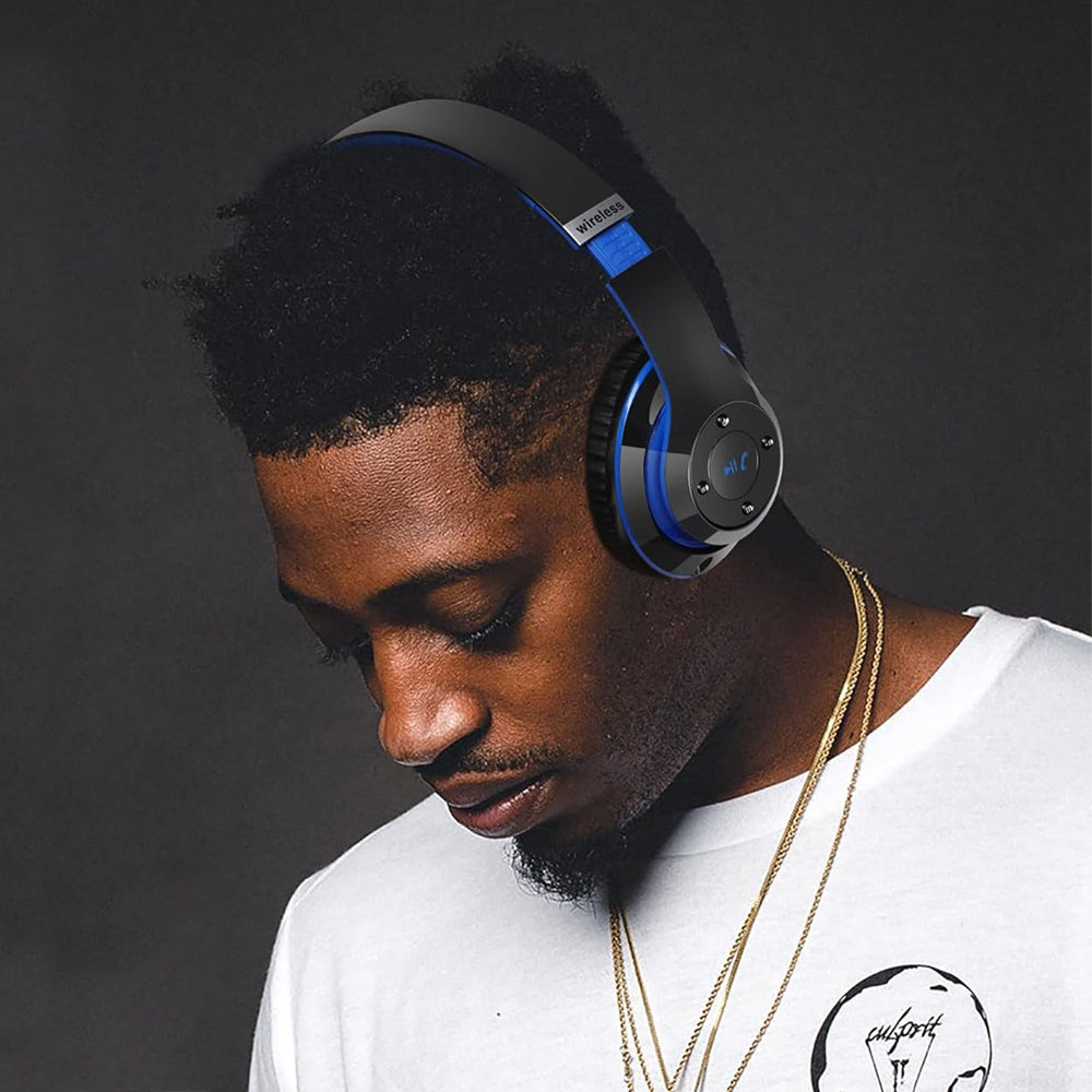 Foldable Wireless Bluetooth 5.0 Over Ear Headphones