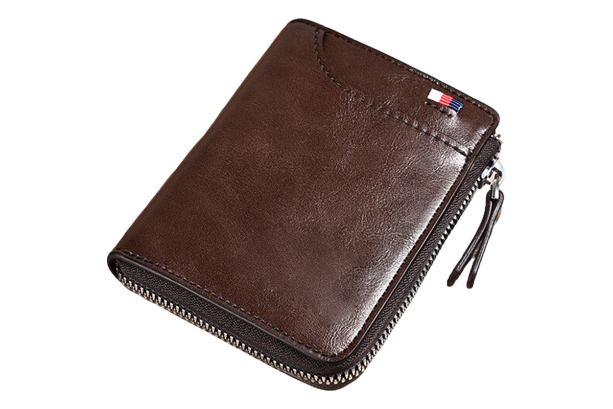 RFID Blocking PU Wallet Anti-theft Cash Credit Card Holder ID Purse