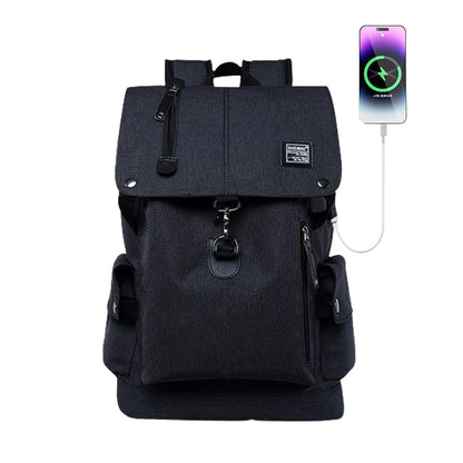 Large Capacity Anti-Theft Travel Backpack with USB charging