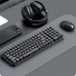 2.4GHz Wireless Keyboard And Mouse Combo With Round Key Caps