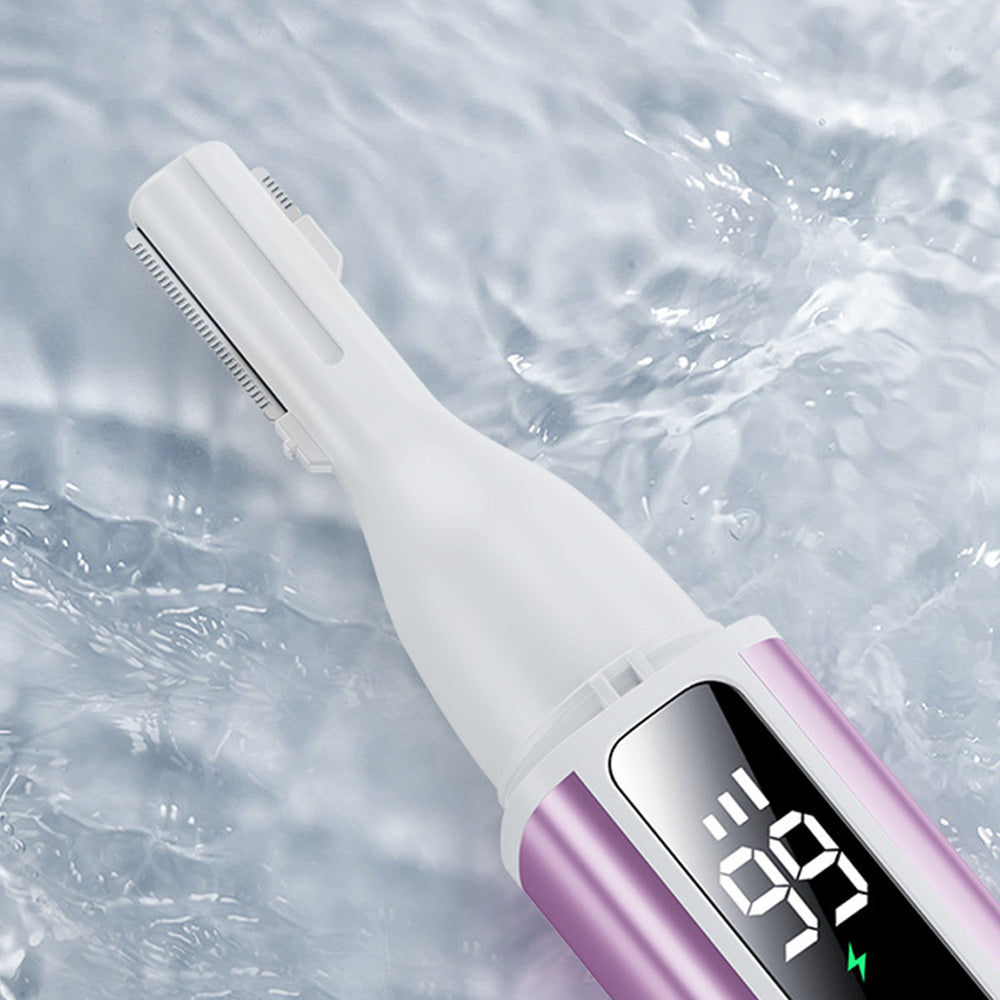 Rechargeable 2 In 1 Nose Hair And Eyebrow Trimmer For Men And Women