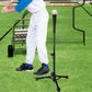 Adjustable Batting Tee Heavy Duty Baseball Tee Hitting For Baseball Practical