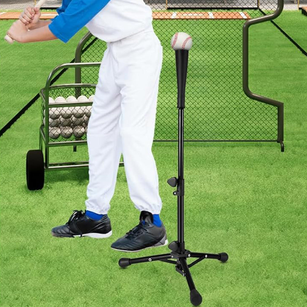 Adjustable Batting Tee Heavy Duty Baseball Tee Hitting For Baseball Practical