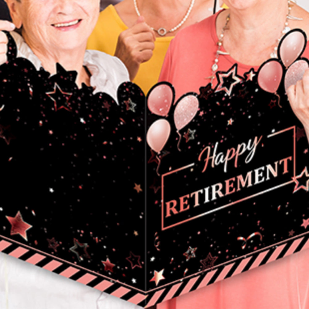 2Pcs Jumbo Guest Book Happy Retirement Card