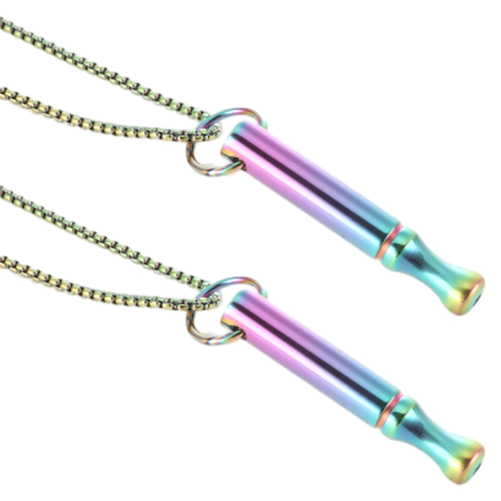 2Pcs Anxiety Stress Relief Meditation Breathing Necklace