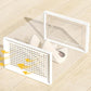 2 Pcs Clear Stackable Shoe Boxes Plastic Sneaker Containers for Closet Under Bed