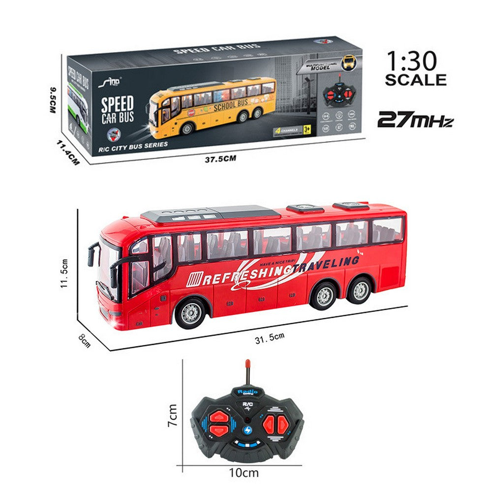 Remote Control Simulated Bus Toy with LED Light