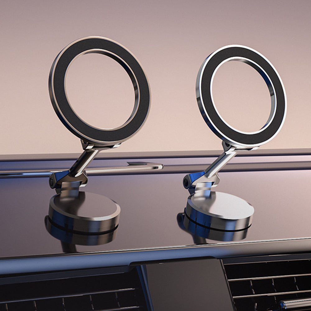 2Pcs Metal Magnetic Foldable Car Phone Holder