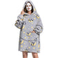 Hooded Blanket Hoodie Ultra Plush Comfy Sweatshirt Fleece-Style 3