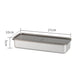 4Pcs Stainless Steel Airtight Food Storage Container with Lid for Refrigerator