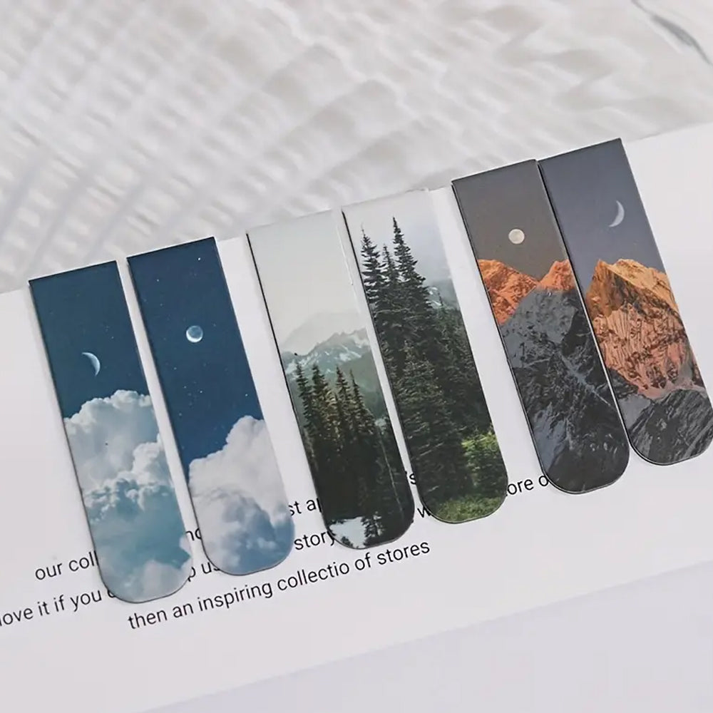 8Pcs Bookmarks Page Markers Page Clip