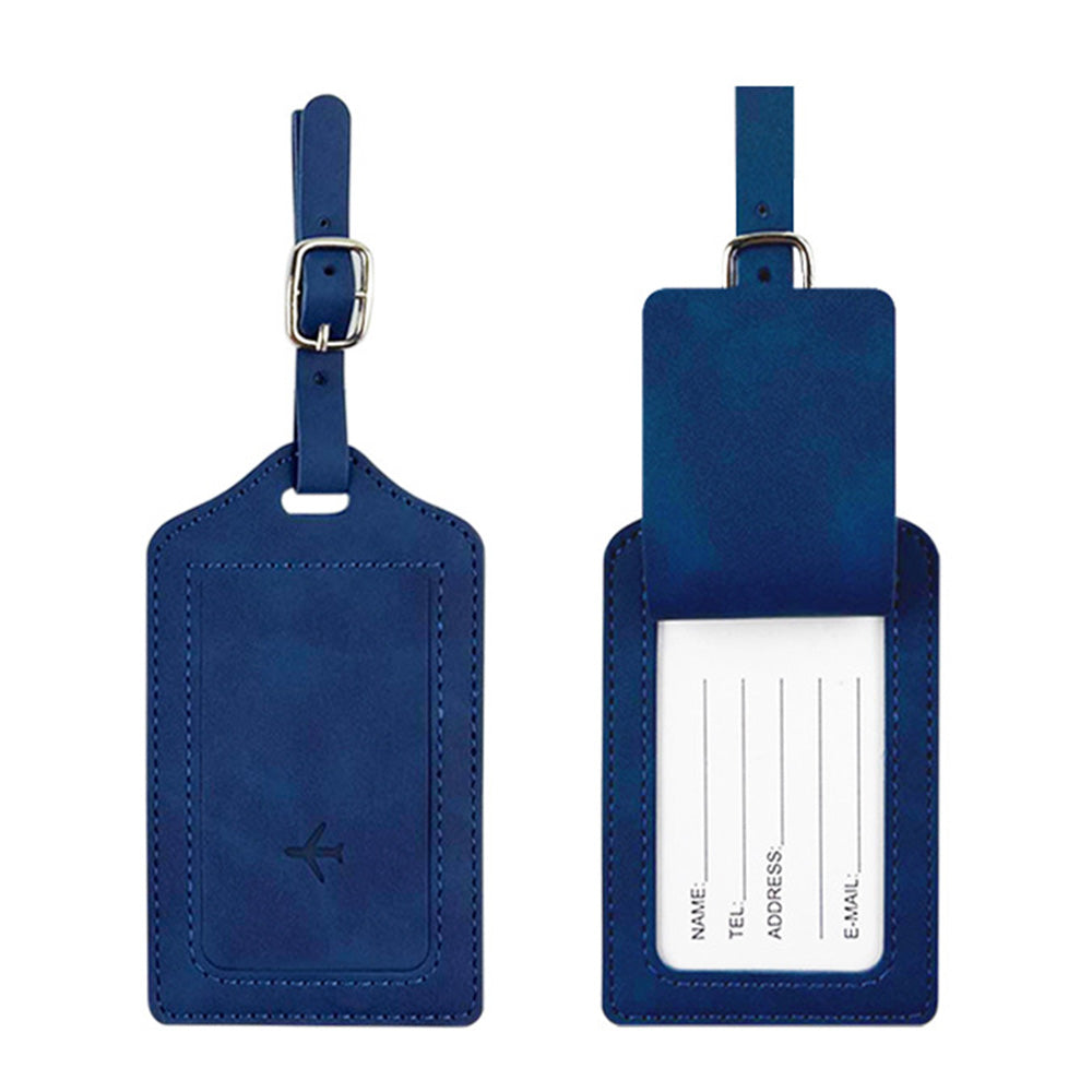 RFID Shield Passport Holder and Luggage Tag Set PU Leather Organizer