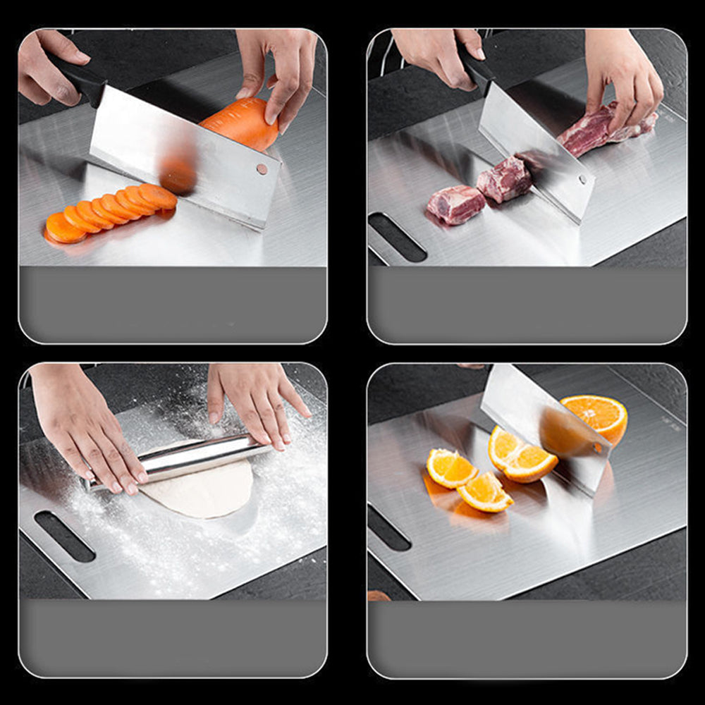 304 Stainless Steel Cutting Board Double-Sided Kitchen Chopping Board