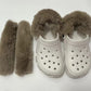 Fleeced Liner Inserts for Crocs Warm Fuzzy Replacement Insoles for Winter