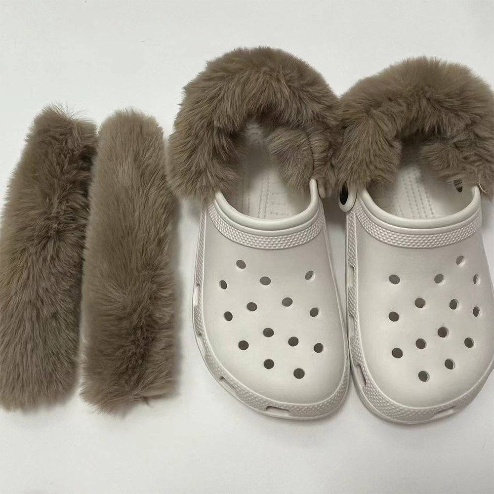 Fleeced Liner Inserts for Crocs Warm Fuzzy Replacement Insoles for Winter