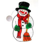 Christmas Decor LED Curtain Light Xmas Window Silhouette Light Decoration