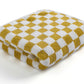 4 Piece Checkered Coral Fleece Towel Set Bath Face Towels