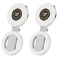 2Pcs Magnetic Phone Ring Light 3 Color Dimmable Fill Light Rechargeable Selfie Light