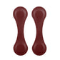 2Pcs Leather Bookmark Dual-side Book Page Divider for Bookworm