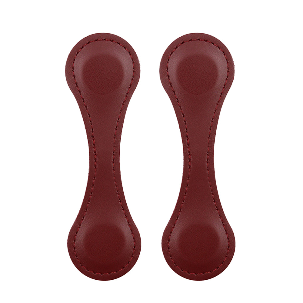 2Pcs Leather Bookmark Dual-side Book Page Divider for Bookworm