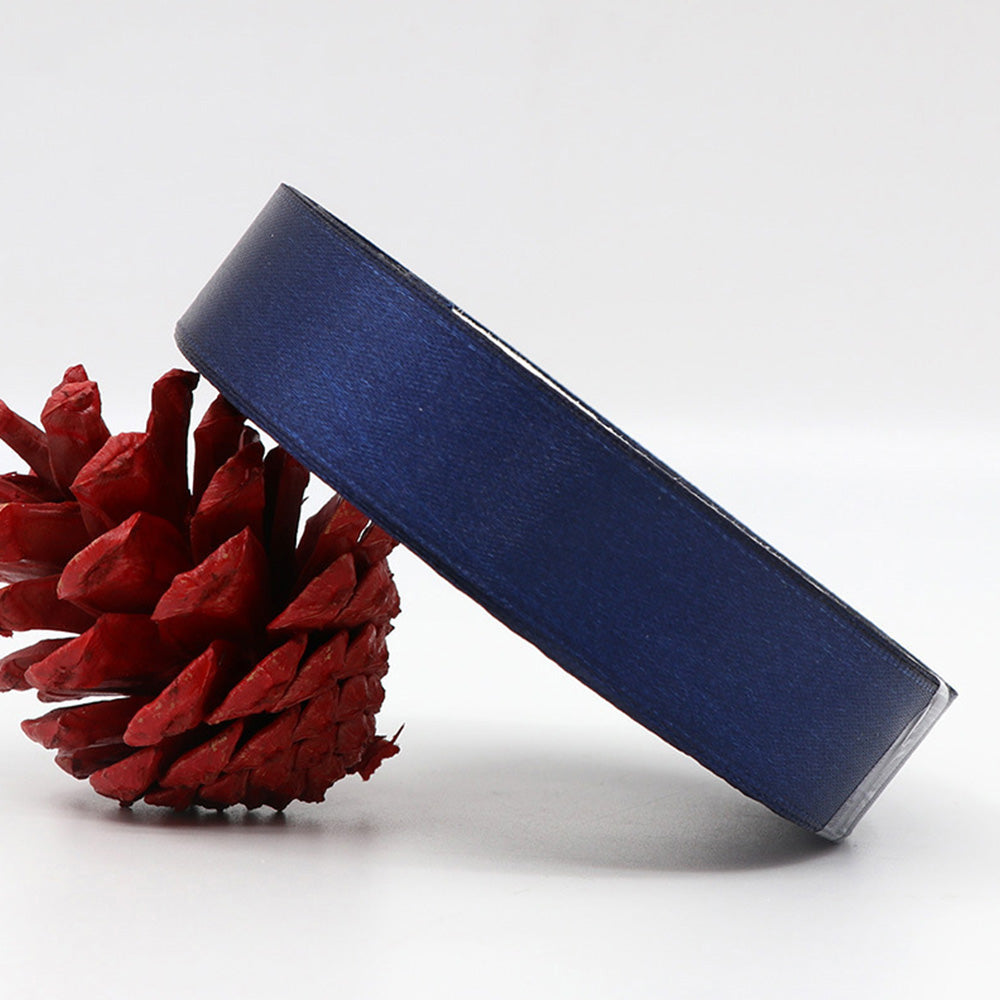 22m Double Sided Polyester Satin Ribbon for Christmas Gift Wrapping