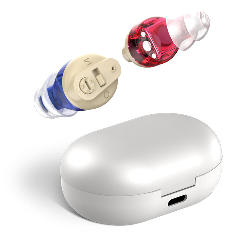 Hearing aids for seniors Wireless Rechargeable Hearing Amplifier In-Ear Mini Enhancer Sound Voice