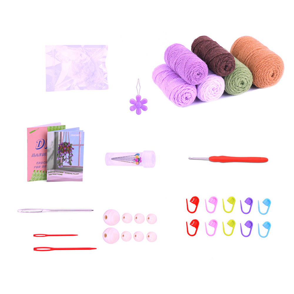 DIY Crochet Kit Crochet Hanging Plant Ornament