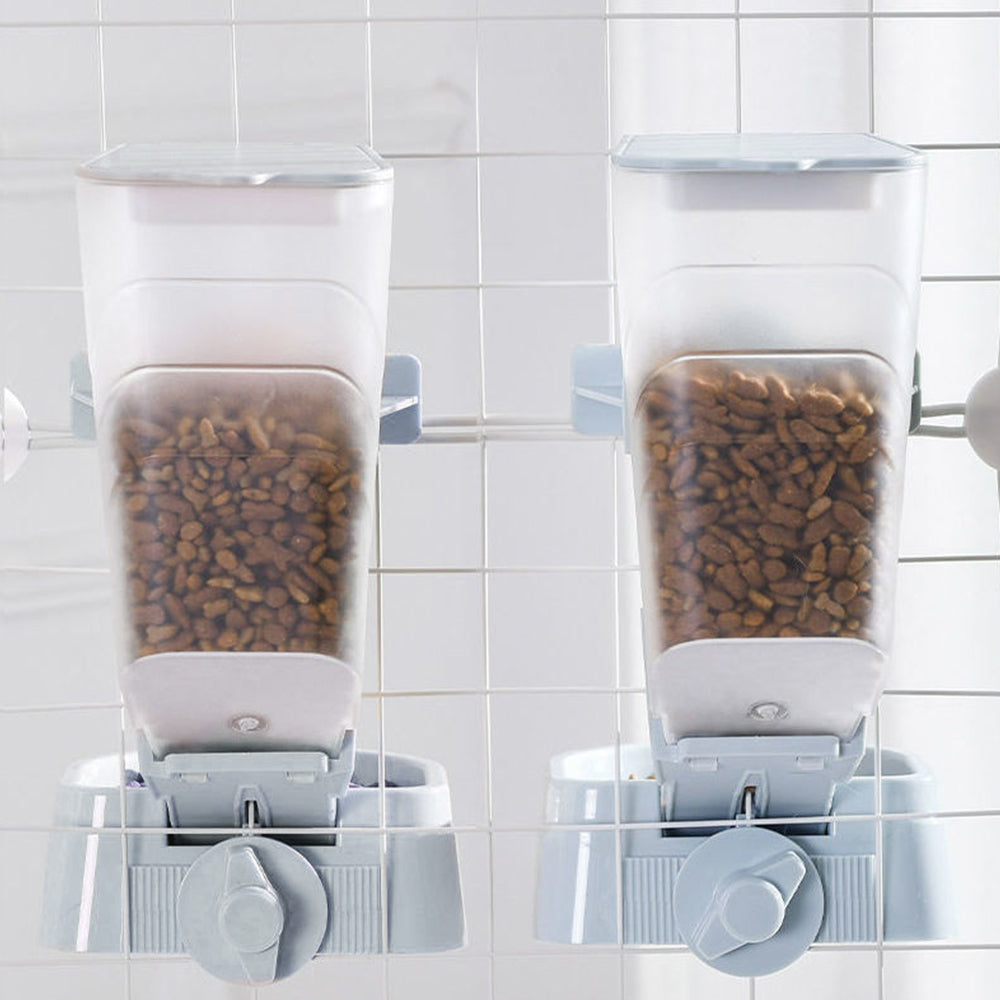 Automatic Pet Bowl Cage Hanging Feeder Pet Water Bottle
