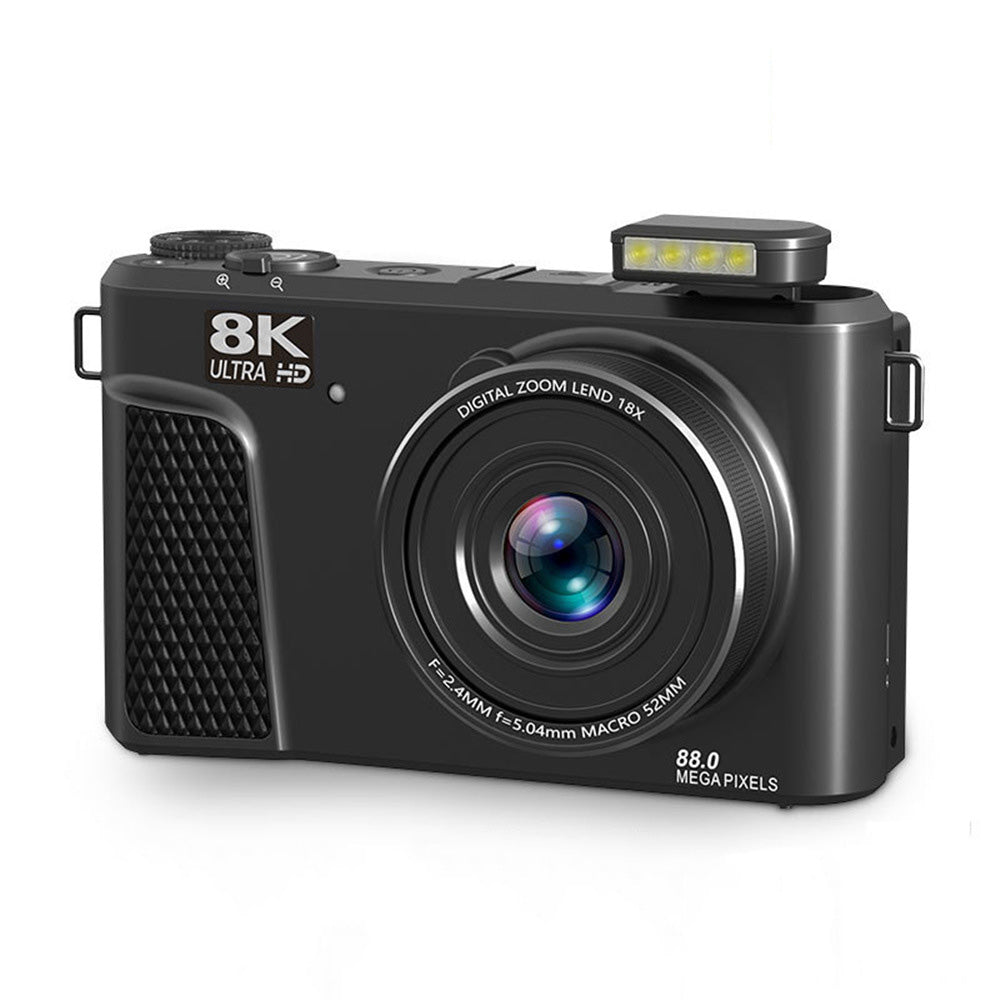 Digital Camera with Flip Screen WIFI Remote Control Vlogging Camera