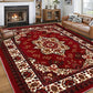 Large Floor Rug Crystal Velvet Vintage Boho Non-Slip Carpet for Bedroom Dining Room