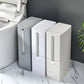 Slim Bathroom Trash Can Toilet Brush Set Waste Bin Toilet Brush Holder
