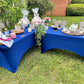 Spandex Fitted Tablecloth Rectangular Stretch Table Cover for Wedding Party