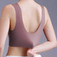 Women V Neck Floral Lace Seamless Bra
