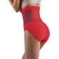 High Waist Shapewear Panty Seamless Postpartum Underwear-Red