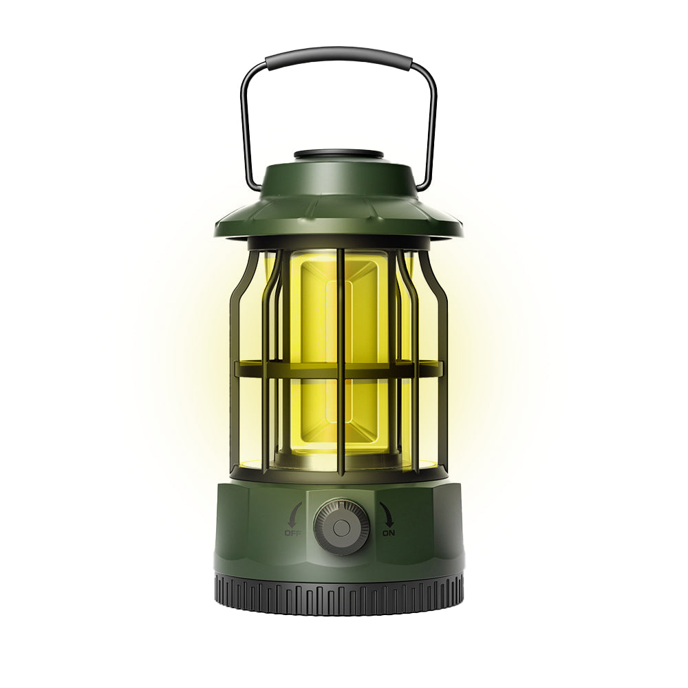 Retro Tent Camping Lantern LED Lantern Outdoor Portable Rechargeable Night Lamp