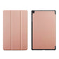 PU Leather Trifold Stand Case for Fire HD 10 2021 2023-Rose Gold