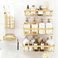 5Pcs Shower Caddy Adhesive Bathroom Wall Organizer Rack