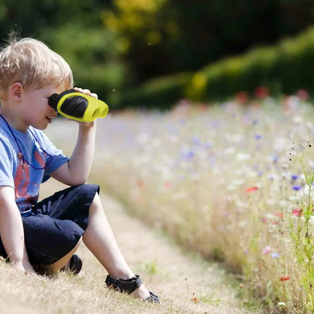 Compact High Resolution Shockproof Binoculars for Kids
