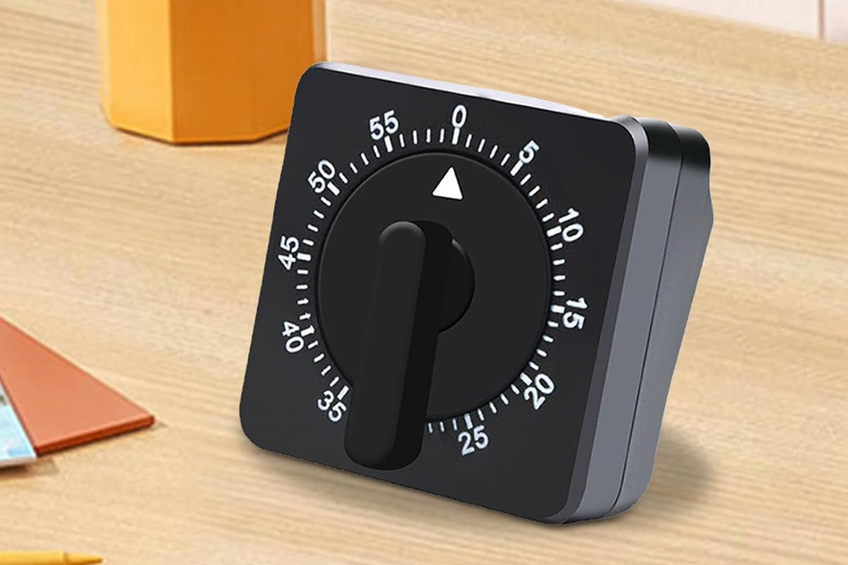 Mechanical Kitchen Timer Battery-Free Countdown Timer for Cooking Studying