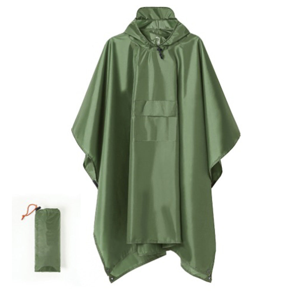 3 in 1 Portable Rain Poncho Waterproof Lightweight Emergency Raincoat with Pocket