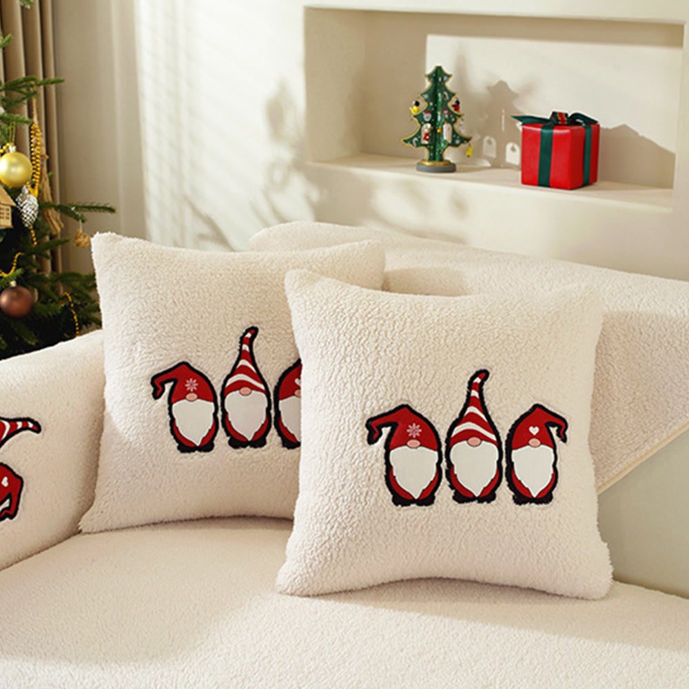 Christmas Sherpa Fleece Slipcover Protector Sofa Throw Cover Soft Thick Cozy Sofa Throw