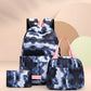 3PCS Boys Girls Gradient Color Backpack Set School Backpack Lunch Bag Pencil Case