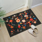 Washable Boho Floral Small Area Rug Indoor Entrance Door Mat