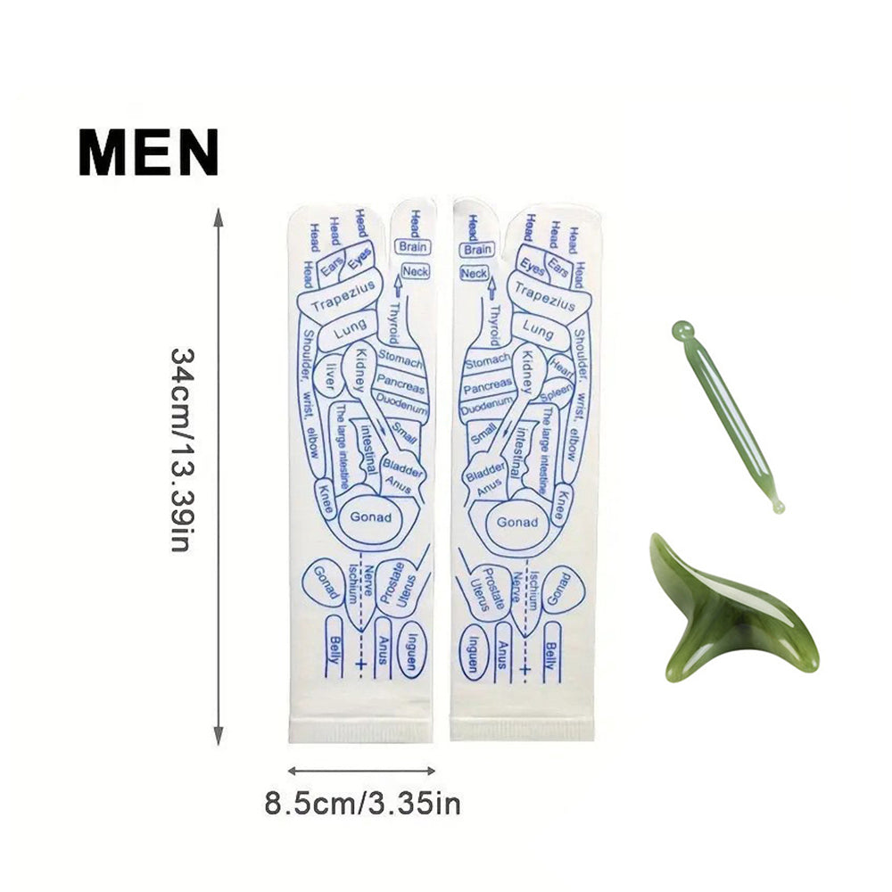 Reflexology Socks with Trigger Point Massage Tools
