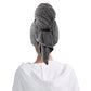 5Pcs Microfiber Hair Towel Wrap with Elastic Strap for Women