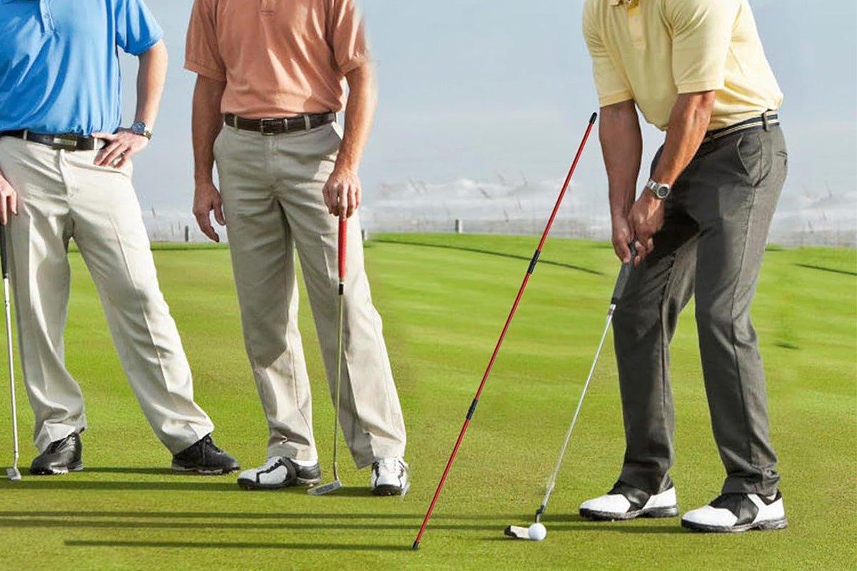 3-Section Golf Alignment Stick Foldable Swing Training Aid