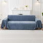Sofa Throw Rug Cover Large Blanket for Couch Furniture Protector-Blue