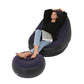 Inflatable Lounge Chair and Footrest Set