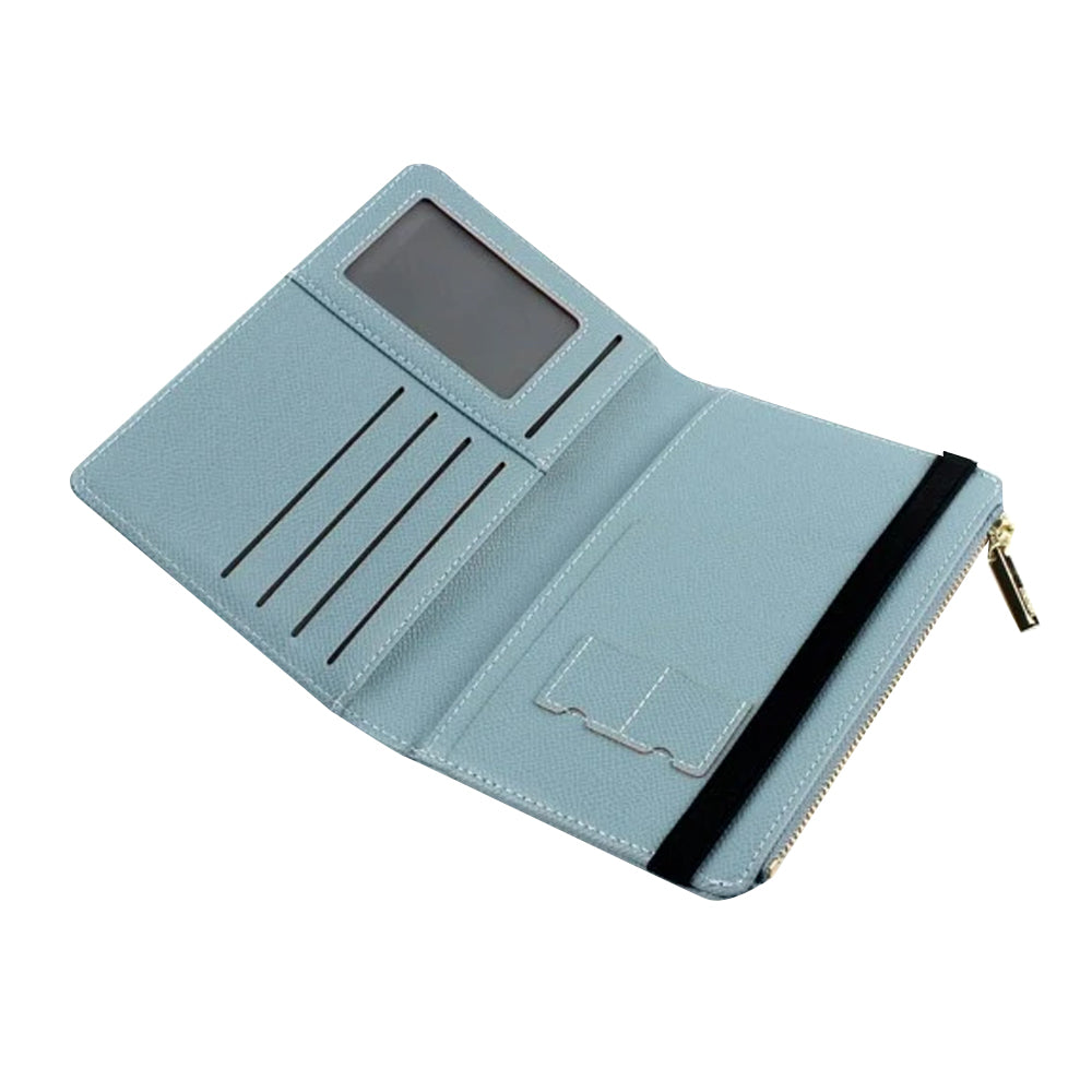 RFID Passport Holder Cover Card Wallet Holder with Zipper
